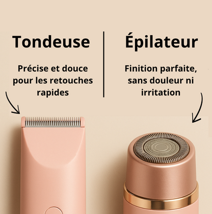 SilkyOne™ – Le 2-en-1 pour une peau lisse, sans douleur